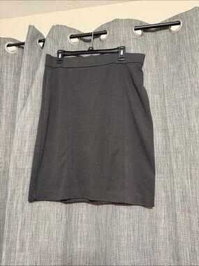 Counterparts Dark Gray Pencil Skirt